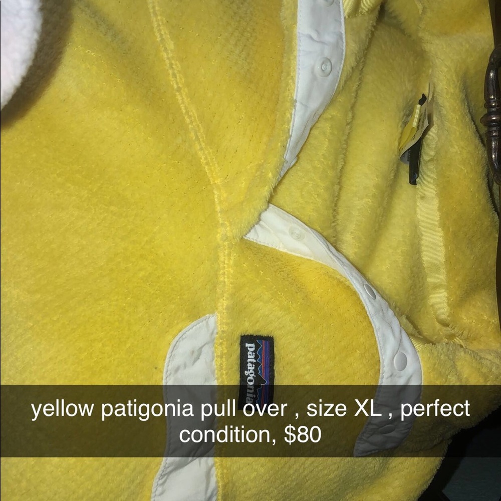 yellow pullover